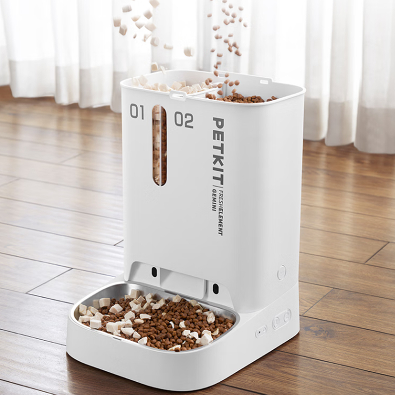 智能双子星喂食器